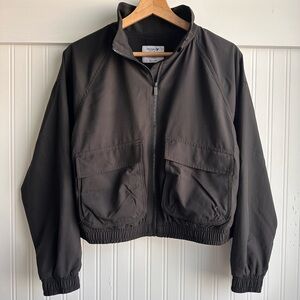 Women's Ventilated Black Activewear Jacket